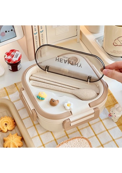 1100 ml Çorba Bardağı ile Basit Sevimli Taşınabilir Öğle Yemeği Kutusu Bölmeli Kızlar Okul Çocuklar Için Plastik Piknik Bento Kutusu Mikrodalga Gıda Saklama Kapları (Yurt Dışından) fırsatları