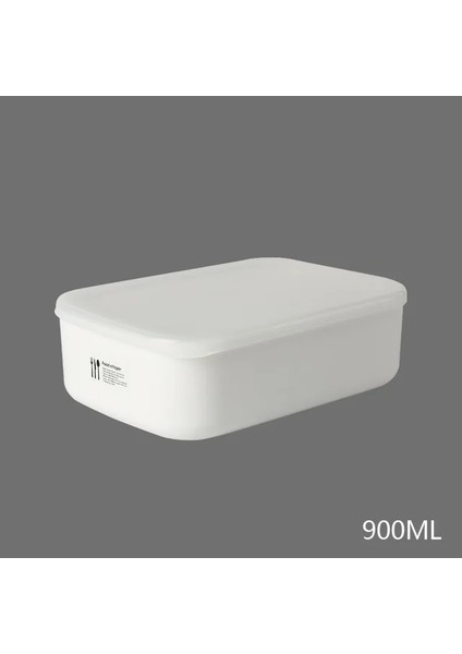 900 ml Taşınabilir Yemek Kabı Okul Ofis Piknik Buzdolabı Gıda Saklama Kabı Mikrodalga Kase Taze Tutma Bento Konteyner (Yurt Dışından)