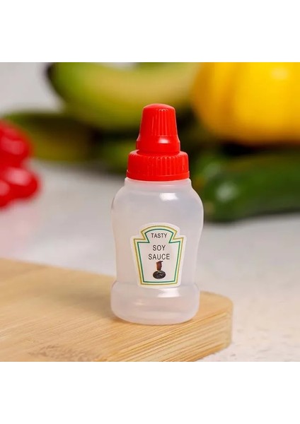 Soya Sosu Şişesi Taşınabilir Salata Bardağı Kahvaltı Yulaf Ezmesi Kase Çatallı Öğle Yemeği Kutusu Sos Bardağı Kapaklı Yoğurt Tahıl Süt Salata Kabı Bento Kutusu (Yurt Dışından)