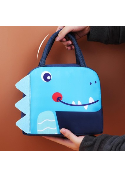 Turuncu Faydalı Öğle Yemeği Çantası Karikatür Gıda Teslimat Gıda Saklama Çantası Rahat Taşıma Kolu Sevimli Kaplan Ayı Baskı Yalıtımlı Öğle Yemeği Kutusu (Yurt Dışından) indirimleri