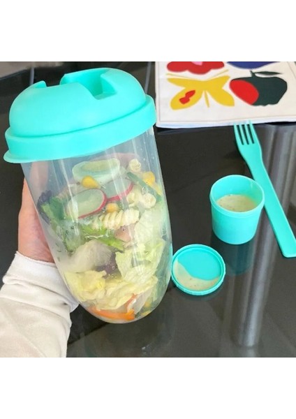 Pembe Taşınabilir Kahvaltı Bardak Tahıl Fındık Yoğurt Salata Bardağı Konteyner Seti Çatal Sos Şişesi Gıda Depolama Bento Kutusu Öğle Yemeği (Yurt Dışından) modelleri