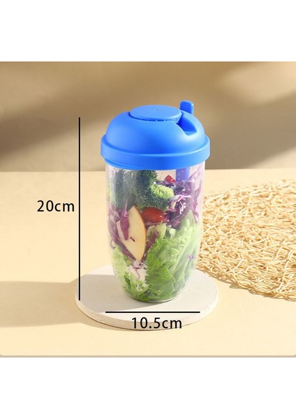 Pembe Taşınabilir Kahvaltı Bardak Tahıl Fındık Yoğurt Salata Bardağı Konteyner Seti Çatal Sos Şişesi Gıda Depolama Bento Kutusu Öğle Yemeği (Yurt Dışından) indirimleri