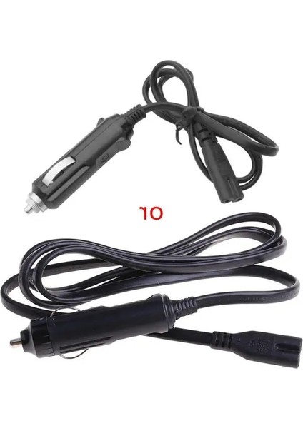 Siyah 1 220V 12V Elektrikli Öğle Yemeği Kutusu Güç Kablosu Araba Kullanımı Için Elektrikli Isıtmalı Öğle Yemeği Kutusu Ab Abd Tak Güç Kablosu Adaptörü Araba Ev Için (Yurt Dışından)