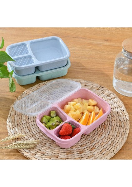 Bej Ayrı Öğle Yemeği Kutusu Taşınabilir Bento Kutusu Öğle Yemeği Kutusu Sızdırmaz Gıda Kabı Mikrodalga Fırın Yemek Takımı Öğrenciler Için (Yurt Dışından) modelleri