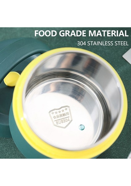 Mavi Çanta Termal Öğle Yemeği Kutusu Paslanmaz Çelik Yalıtımlı Öğle Yemeği Çantası Gıda Isıtıcı 460 ml Termos Çorba Bardağı Öğle Yemeği Kutusu Çocuklar Için Okul Açık (Yurt Dışından)