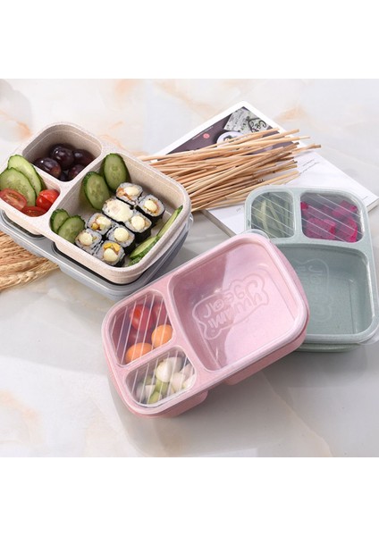 4 Bölme-Mavi 1 Katmanlı Temiz Buğday Samanı Öğle Yemeği Kutusu Gıda Kabı Şeffaf Kutu Isıya Dayanıklı Sızdırmaz Yemek Takımı Meyve Kutusu Okul Ofisi (Yurt Dışından) fiyatları