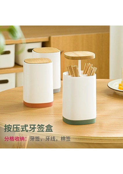 Yeşil Japon Otomatik Pres Kürdan Kutusu Çok Amaçlı Kürdan Tutucu ile Bölünmüş Pamuk Ipi Yaratıcı Ev Ürünleri (Yurt Dışından) modelleri