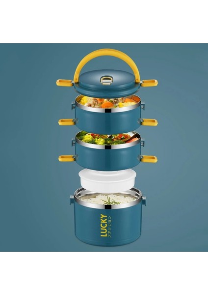 4 Sarı Çok Katmanlı Öğle Yemeği Kutusu Paslanmaz Çelik Yalıtımlı Bento Gıda Kabı Depolama Taşınabilir Açık Piknik Sızdırmaz Okul Sofra (Yurt Dışından) indirimleri