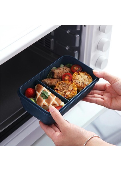 Yeşil 480 ml Bardak 1100 ml Taşınabilir Öğle Yemeği Kutusu Çocuk Öğrenci Bento Kutusu Yemek Çubukları Kaşık Sızdırmaz Mikrodalga Gıda Saklama Kabı (Yurt Dışından)
