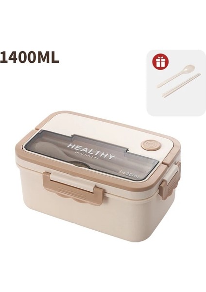 1400 ml Mikrodalga Yemek Takımı Gıda Öğle Yemeği Kutuları Okul Çocuk Plastik Öğle Yemeği Konteyner Bento Depolama Sevimli Öğle Yemeği Kutusu Çocuklar Için Piknik Okul (Yurt Dışından)