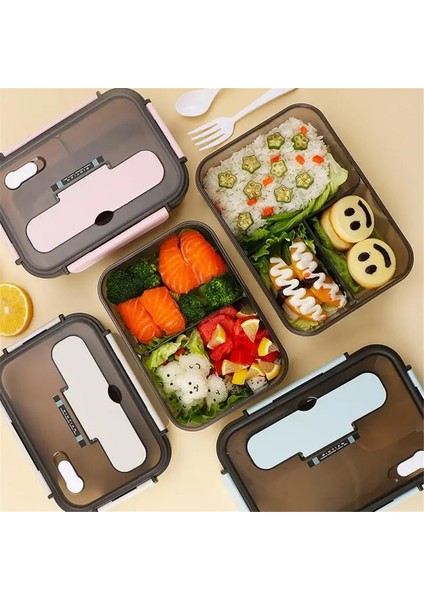 D Resimde Gösterildiği Gibi Plastik Öğle Yemeği Kutusu Mühürlü Buzdolabı Bento Kutusu Öğrenci Ofis Çalışanı Öğle Yemeği Bento Kutusu Fast Food Kutusu Ev Mikrodalga Mevcut (Yurt Dışından) fırsatları