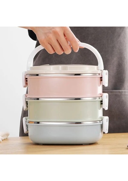 2. Kat 1600 ml 304 Paslanmaz Çelik Büyük Kapasiteli Taşınabilir Yemek Kabı Çocuk Öğrenci Ofisi Öğle Yemeği Kutusu Açık Piknik Gıda Kabı (Yurt Dışından) fiyatları