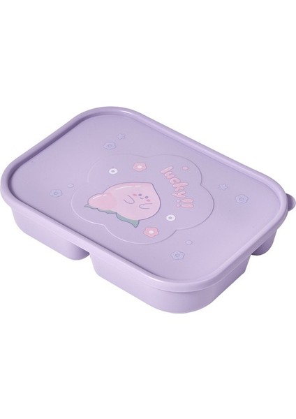 Çocuklar Için Mor Güzel Bento Öğle Yemeği Kutusu, Kızlar, Erkekler, 5 Bölmeli Küçük Çocuklar Için Sızdırmaz Öğle Yemeği Kabı, Mikrodalga Güvenli (Yurt Dışından)