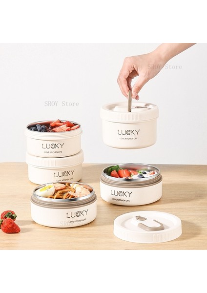Stil ONE-C-640ML Yeni Termal Öğle Yemeği Kutusu Taşınabilir Japon Tarzı Bento Kutusu Öğrenciler Için Öğle Yemeği Kutusu Sızdırmaz Gıda Kabı Mikrodalga Fırın Yemek Takımı (Yurt Dışından)