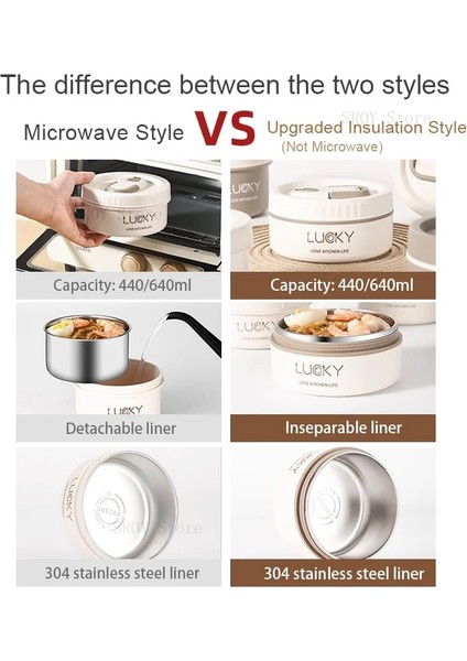Stil ONE-C-640ML Yeni Termal Öğle Yemeği Kutusu Taşınabilir Japon Tarzı Bento Kutusu Öğrenciler Için Öğle Yemeği Kutusu Sızdırmaz Gıda Kabı Mikrodalga Fırın Yemek Takımı (Yurt Dışından)