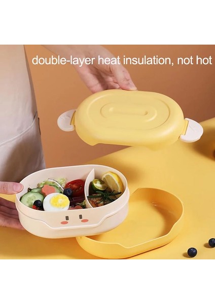 Yeşil 1 Adet Sevimli Bento Yemek Kabı Kawaii Çocuklar Için Okul Çocukları Japon Tarzı Anaokulu Çocuk Ekmek Sandviç Yiyecek Kutusu Plastik (Yurt Dışından) modelleri