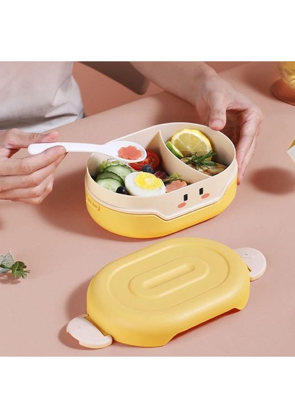 Yeşil 1 Adet Sevimli Bento Yemek Kabı Kawaii Çocuklar Için Okul Çocukları Japon Tarzı Anaokulu Çocuk Ekmek Sandviç Yiyecek Kutusu Plastik (Yurt Dışından) fırsatları