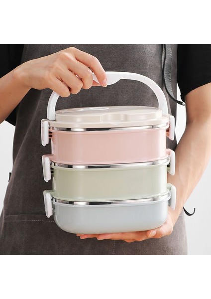 2. Kat 1600 ml 304 Paslanmaz Çelik Büyük Kapasiteli Taşınabilir Yemek Kabı Çocuk Öğrenci Ofisi Öğle Yemeği Kutusu Açık Piknik Gıda Kabı (Yurt Dışından) fırsatları