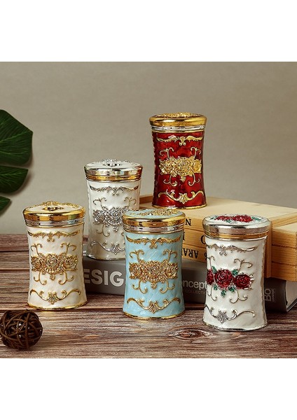 Bir Avrupa Retro Kürdan Kutusu Plastik Lüks Kürdan Organizatör Kutusu Dağıtıcı (Yurt Dışından)