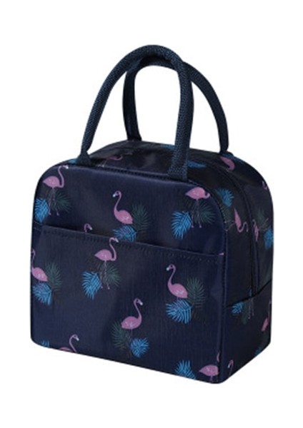 Flamingo Termal Öğle Yemeği Çantası Çocuklar Için Çocuk Okul Bento Kutusu Çanta Yemek Kabı Konteyner Tote Erkek Kadın Seyahat El Çantası Yetişkin Kahvaltı Kese (Yurt Dışından)