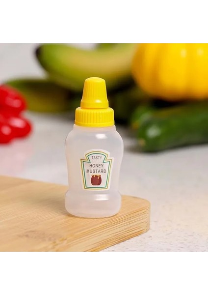 Bal Şişesi Taşınabilir Salata Bardağı Kahvaltı Yulaf Ezmesi Kase Çatallı Öğle Yemeği Kutusu Sos Bardağı Kapaklı Yoğurt Tahıl Süt Salata Kabı Bento Kutusu (Yurt Dışından)