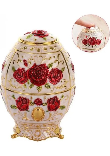 Kırmızı Metal Vintage Otomatik Kürdan Tutucu Çinko Alaşım Metal Kürdan Dağıtıcı Kutusu Organizatör Avrupa Tarzı Yeni Tasarım (Yurt Dışından) fırsatları