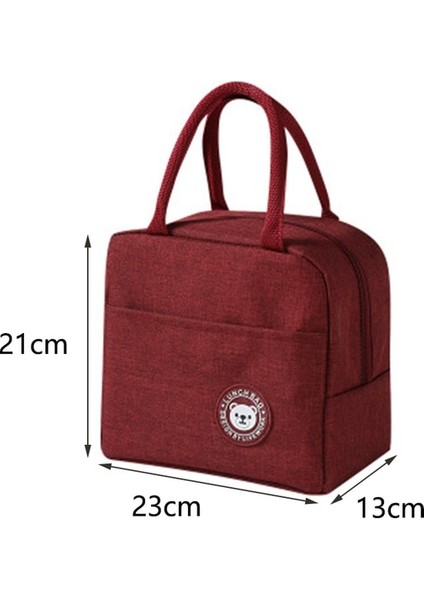 F-04 Yeni Taşınabilir Öğle Yemeği Çantası Yeni Termal Yalıtımlı Öğle Yemeği Kutusu Tote Soğutucu Çanta Öğle Yemeği Çantaları Kadınlar Için Uygun Kutu Tote Gıda Çantaları (Yurt Dışından)