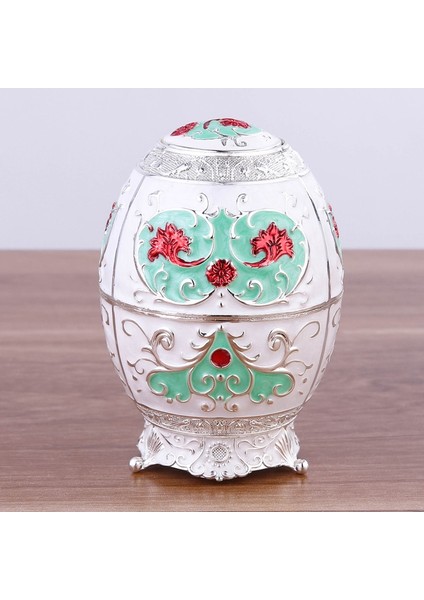 G 10*7.5 cm Söğüt Avrupa Tarzı Otomatik Kürdan Kutusu Moda Yumurta Metal Vintage Kürdan Tutucu Kürdan Dağıtıcı Kutuları (Yurt Dışından)