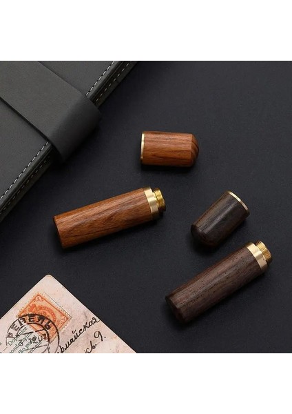 Abanoz Kürdan Tutun Taşınabilir Ahşap Kürdan Tutucu Kürdan Kutusu Mutfak Aletleri Kürdan Saklama Kabı Kürdan Tüpü Durumda Seyahat Gadget (Yurt Dışından) fırsatları
