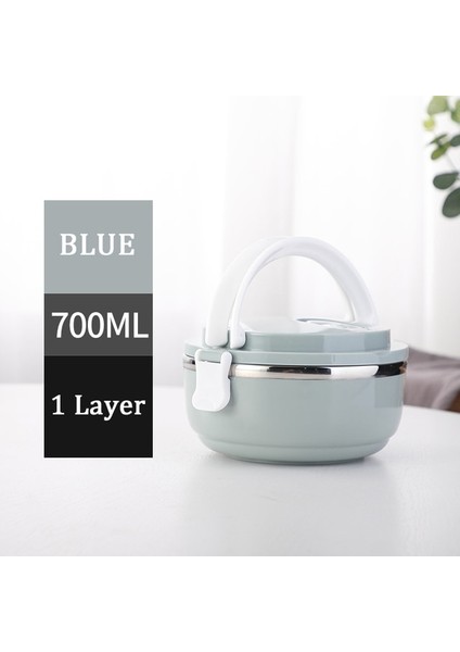 JPA1LAYER-MAVI Çok Katmanlı Çocuk Öğle Yemeği Kutusu Paslanmaz Çelik Termal Isıtmalı Bento Kutusu Gıda Kapları Büyük Kapasiteli Vakum Yalıtım Kutuları (Yurt Dışından)