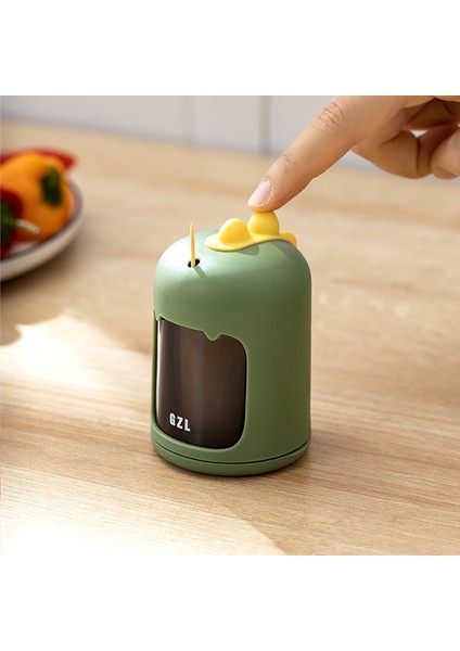 Stil 3 Yaratıcı Dinozor Kürdan Kutusu Kürdan Dağıtıcı Itme Otomatik Çıkarma Kürdan Kavanoz Tutucu Ev Kullanışlı Ev Gadget (Yurt Dışından)
