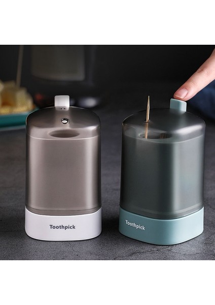 Turuncu Kürdan Tüpü Pres Tipi Otomatik Kürdan Kutuları Ev Otel Mobilyaları Kürdan Toz Geçirmez Anti-Kirlenme Kutusu (Yurt Dışından) fiyatları