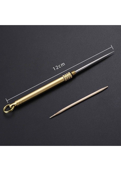 Gümüş Taşınabilir Titanyum Çelik Ayrılabilir 1 Adet Meyve Çatalı Kürdan Tüpü 4 Renk Çok Fonksiyonlu Açık Kamp Aracı (Yurt Dışından) indirimleri