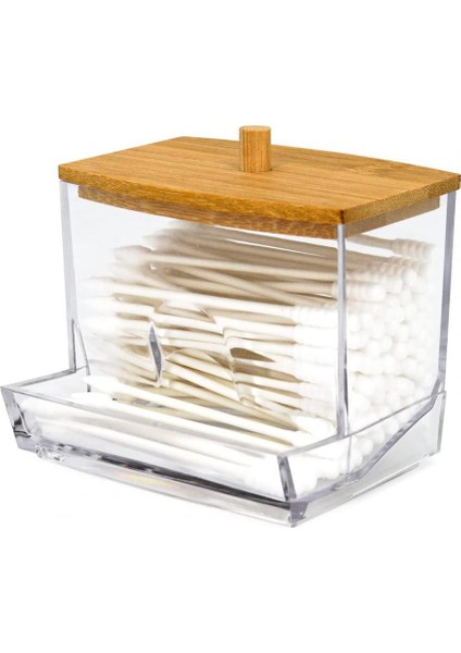 E Kullanışlı Pamuklu Çubukla Kutu Kompakt Çubukla Organizatör Yerden Tasarruf Sağlayan Çok Amaçlı Kürdan Ipi Saklama Dağıtıcı Depolama (Yurt Dışından) fiyatları