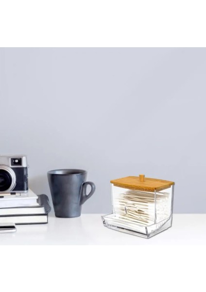 E Kullanışlı Pamuklu Çubukla Kutu Kompakt Çubukla Organizatör Yerden Tasarruf Sağlayan Çok Amaçlı Kürdan Ipi Saklama Dağıtıcı Depolama (Yurt Dışından) fırsatları