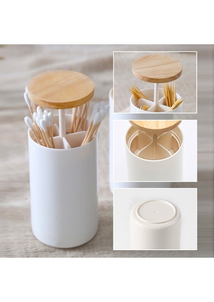 Gösterildiği Gibi Otomatik Açılır Kürdan Saklama Kutusu Pamuklu Çubukla Kutusu Kürdan Kutusu Dağıtıcı Diş Ipi Saklama Kabı Ev Dekor (Yurt Dışından) modelleri