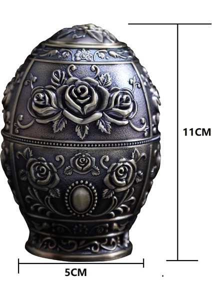 Ben Avrupa Tarzı Otomatik Kürdan Kutusu Moda Yumurta Metal Vintage Kürdan Tutucu Kürdan Dağıtıcı Kutuları (Yurt Dışından)