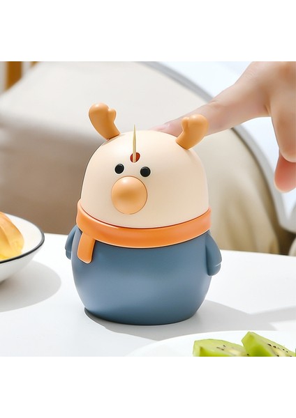 02 Noel Kürdan Tutucular Konteyner Otomatik Kürdan Dağıtıcı Ev Masa Kawaii Pamuk Kürdan Saklama Kutusu Mutfak (Yurt Dışından) fiyatları