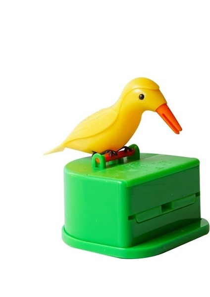 B Yaratıcı Kürdan Tutucu Karikatür Küçük Kuş Kürdan Konteyner Basın Kürdan Dağıtıcı Saklama Kutusu Otomatik Mutfak (Yurt Dışından)