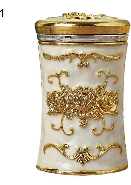 Stil 1 Avrupa Retro Kürdan Kutusu Plastik Lüks Kürdan Organizatör Kutusu Ev Kürdan Dağıtıcı Kutusu Masaüstü Dekor Ev Için (Yurt Dışından)