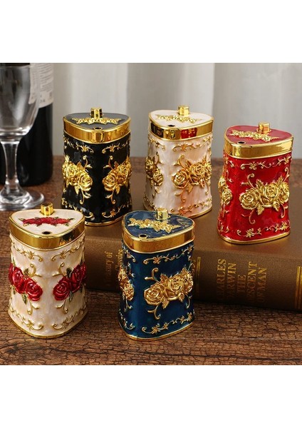 Kırmızı Avrupa Tarzı Otomatik Kürdan Kutusu Plastik Kazınmış Tutucu Kürdan Organizasyonu Küçük Dağıtıcı Ev Masaüstü Dekorasyon (Yurt Dışından) indirimleri