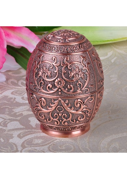 Kırmızı Bronz Vintage Otomatik Kürdan Tutucu Çinko Alaşım Kürdan Dağıtıcı Kutusu Organizatör Avrupa Metal Sanat Zanaat Ev Dekor Süsler (Yurt Dışından)