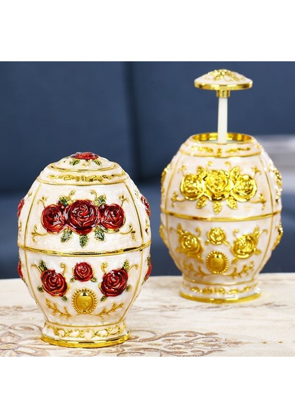 Sku-5 Vintage Otomatik Pop-Up Kürdan Tutucu Avrupa Tarzı Kürdan Dağıtıcı Kutusu Otel Ktv Dekorasyon Kürdan Saklama Kutusu (Yurt Dışından)