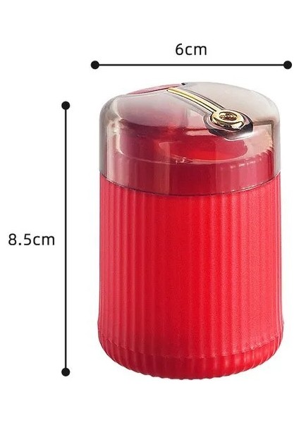 Kırmızı Modern Pop-Up Kürdan Kutusu Otomatik Pop-Up Kürdan Can Yaratıcı Basın Tipi Ev Uygun Kürdan Kartuşu (Yurt Dışından)