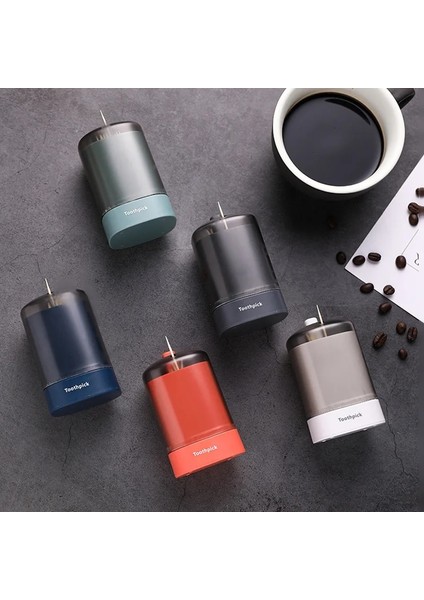 Kırmızı Basın Kürdan Tüpü Ev Yaratıcı Otomatik Pop-Up Kürdan Kutusu Basit Oturma Odası Restoran Saklama Kutusu (Yurt Dışından) modelleri