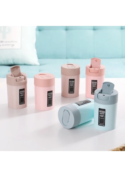 Pembe Yeni Basit Kürdan Kutusu Kürdan Dağıtıcı Yaratıcı Itme Otomatik Çıkarma Kürdan Kavanoz Tutucu Ev Kullanışlı Ev Gadget (Yurt Dışından)