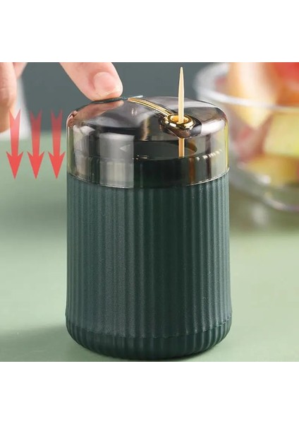 Kırmızı Kürdan Tutucu Popup Otomatik Kürdan Dispenseri Şeffaf ve Çıkarılabilir Kapaklı Ev Için Taşınabilir Kürdan Saklama Kutusu (Yurt Dışından) fırsatları