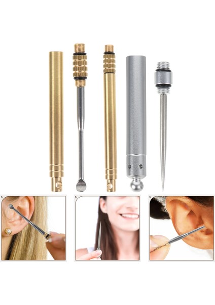 Gümüş Diş Seçici Taşınabilir Toplama Aracı Profesyonel Kulak Kiri Sökücü Pratik Kürdan (Yurt Dışından) indirimleri