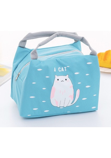 028 Çanta Taşınabilir Öğle Yemeği Çantaları Yemek Kabı Termal Öğle Yemeği Gıda Çantaları Çocuklar Için Soğutucu Çanta Termos Konteyner Saklama Çantası Kadınlar Çocuklar Için (Yurt Dışından)