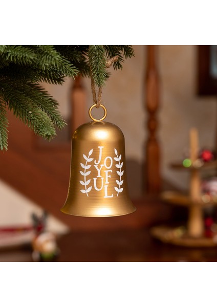 New Year Yılbaşı Ring Metal Ağaç Süsü